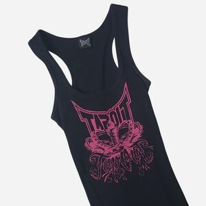 Tapout Black Tank with Pink Logo